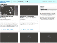 Tablet Screenshot of healthcareindustryresources.com